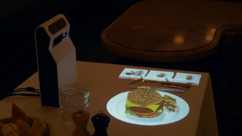 The Restaurant of the Future HoloLamp